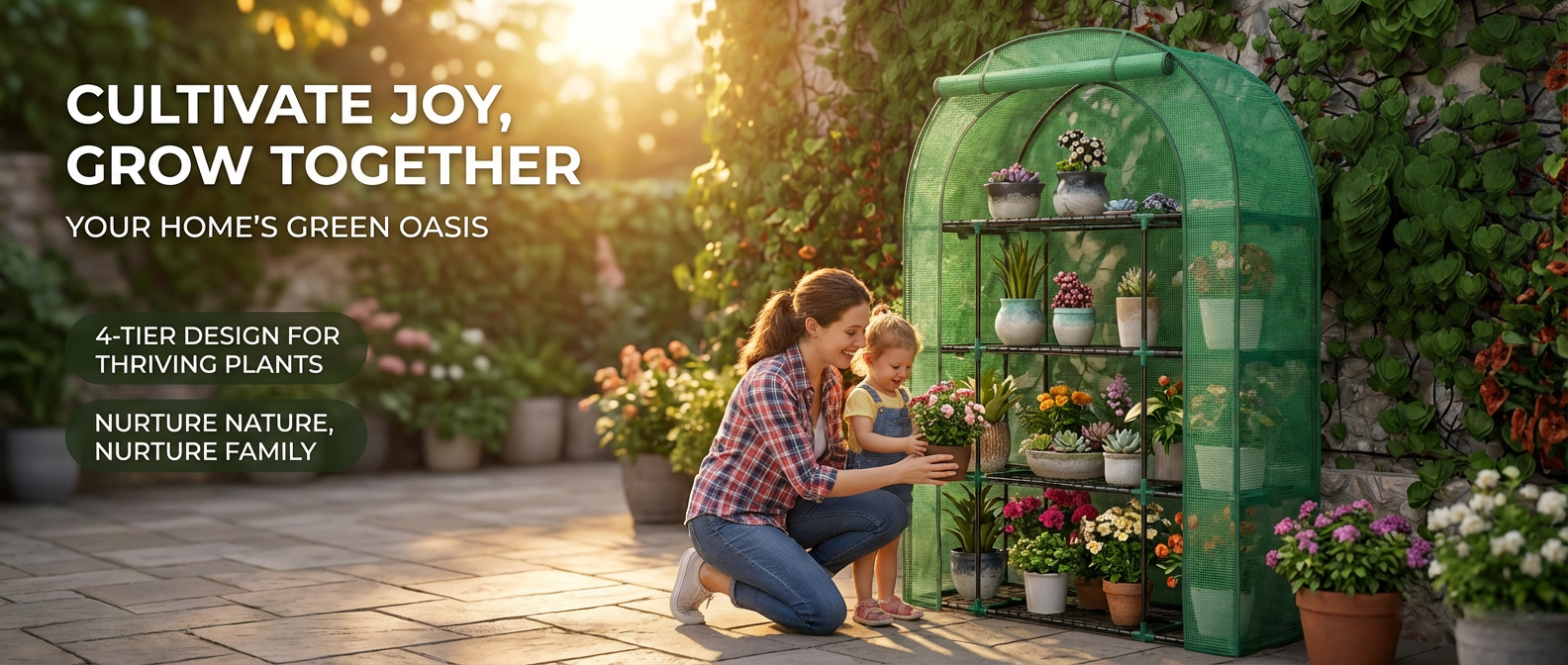 Amazon.com : 4-Tier Indoor/Outdoor Mini Greenhouse, 40